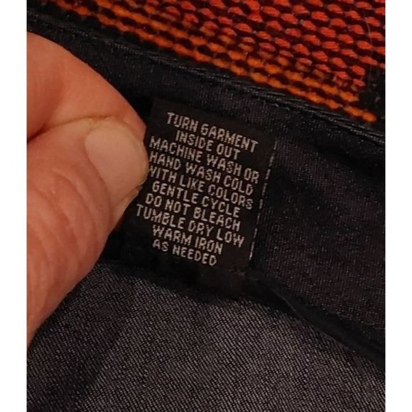 LARRY LEVINE Women's Wide Leg Cropped Stretch Black Jeans Contrast Stitch. Sz 10 - Picture 4 of 8